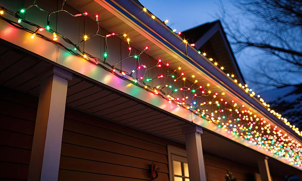 Виды гирлянд для улицы