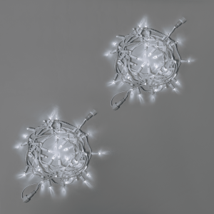 Светодиодная гирлянда INOXHUB Нить 10м, 100 LED, соединяемая, 220В, IP65, белый резиновый провод 2.3мм, БЕЛАЯ фото Иноксхаб