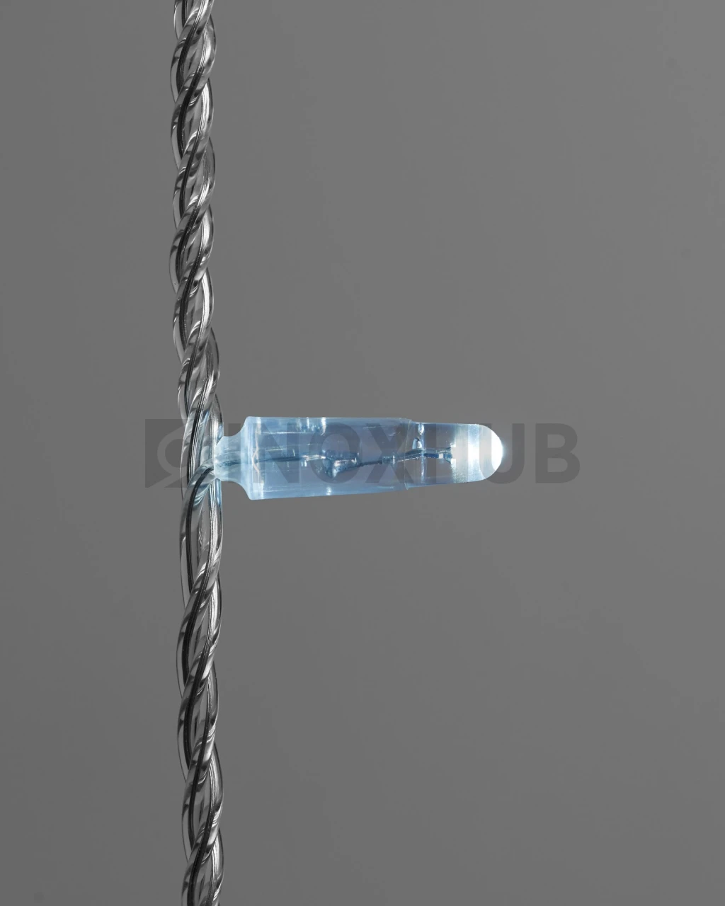 Гирлянда Бахрома INOXHUB 3х0.9м, мерцающая, 144 LED, 220В, IP65, прозрачный провод, БЕЛАЯ фото Иноксхаб