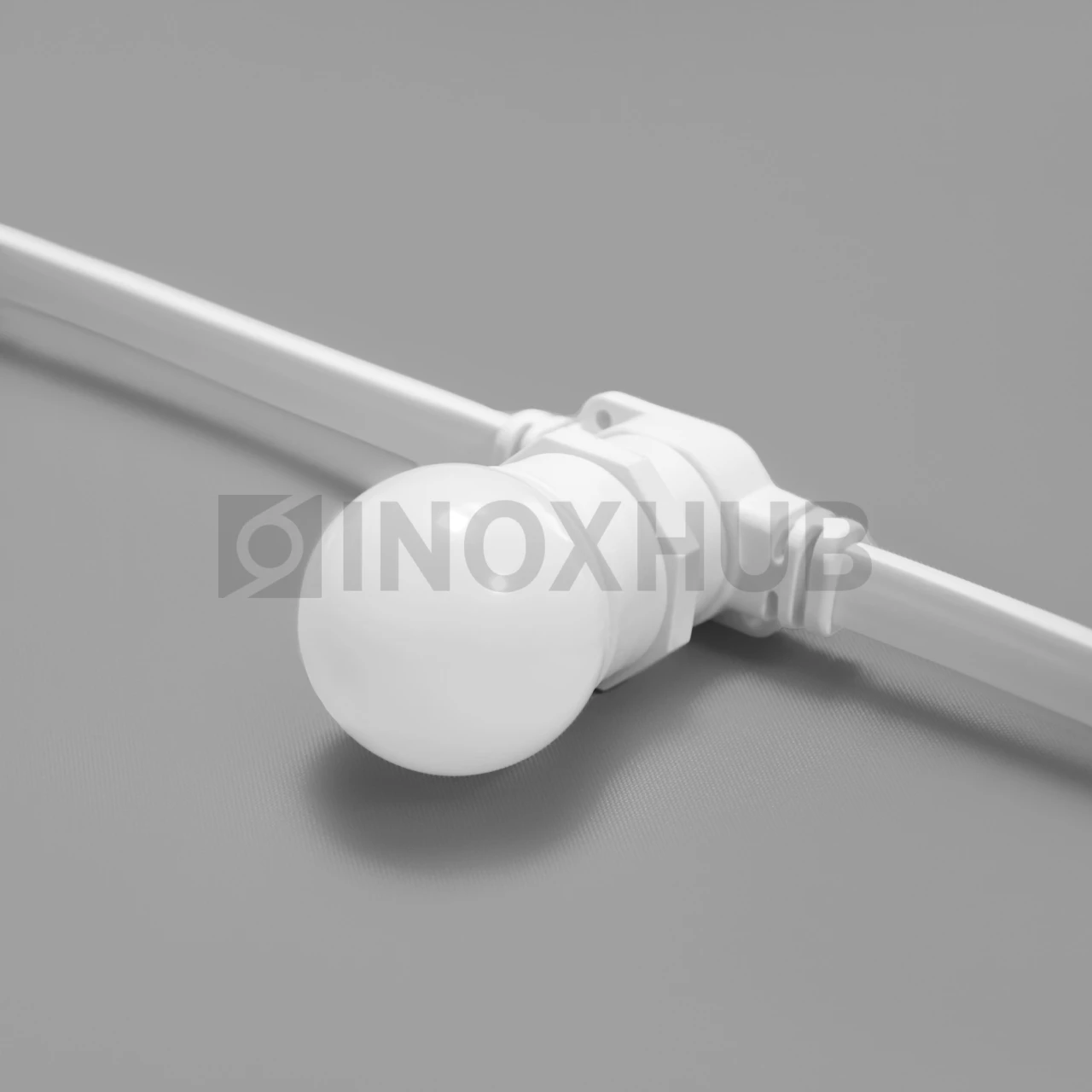 Лампочка для Белт-Лайта INOXHUB 220В, цоколь E27, 6 SMD, G45, 2Вт, ТЁПЛАЯ БЕЛАЯ фото Иноксхаб