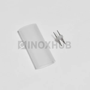 Соединитель внутренний (иглы) INOXHUB для Дюралайта 13мм INH-L01-DL-2WH, 2-pin фото Иноксхаб