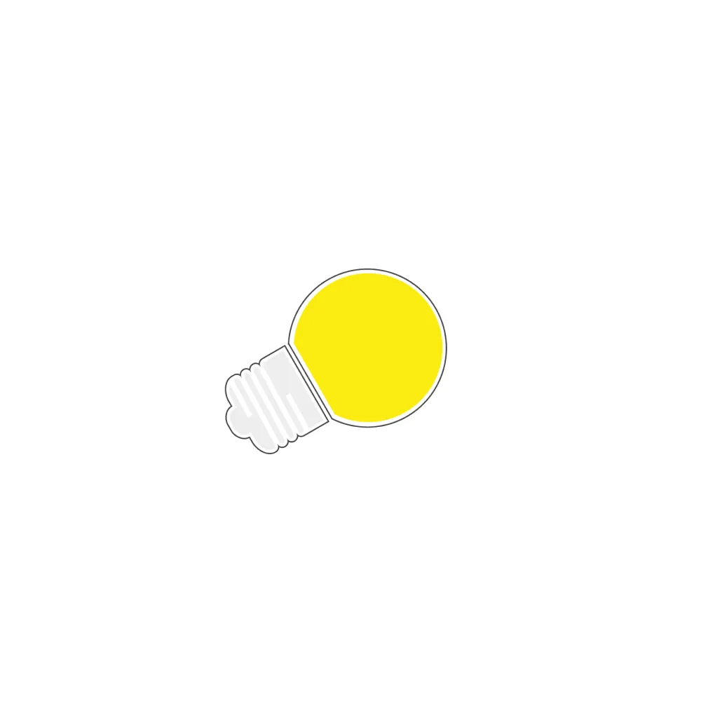 Лампочка для Белт-Лайта INOXHUB 220В, цоколь E27, 6 SMD, G45, 2Вт, ЖЕЛТАЯ фото Иноксхаб