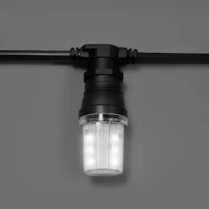 Строб-лампа для Белт-Лайта INOXHUB 220В, цоколь E27, 12 SMD, 3Вт, БЕЛАЯ фото Иноксхаб